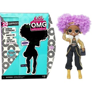 Кукла lol surprise omg 24k dj fashion doll модная леди диджей лол 24k омг+ 20 аксессуаров