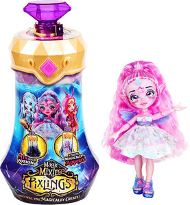 Игровой набор с куклой-сюрпризом Magic Mixies Pixlings - Волшебное зелье и кукла Пикслинг Единорог Юниа / Unia The Unicorn (16.5 см)