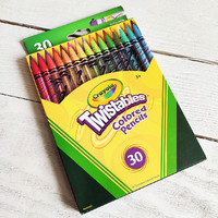 Crayola Twistables Colored Pencils, 30 Assorted Colors (Цветные карандаши Crayola Twistables 30 цветов)