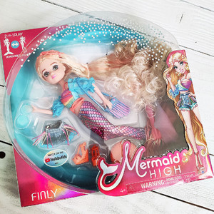 Кукла Русалка Mermaid High Мермейд Хай Русалка Finly 2 в 1 с длинными волосами Spin Master