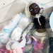 Кукла русалка Mermaze Mermaidz Кристабелла меняет цвет Winter Waves Crystabella Mermaid 34 см