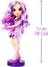 Кукла Rainbow High серии Rainbow World - Вайолет Уиллоу (Violet Willow) - Радужный слайм-комплект и питомец (28 см)